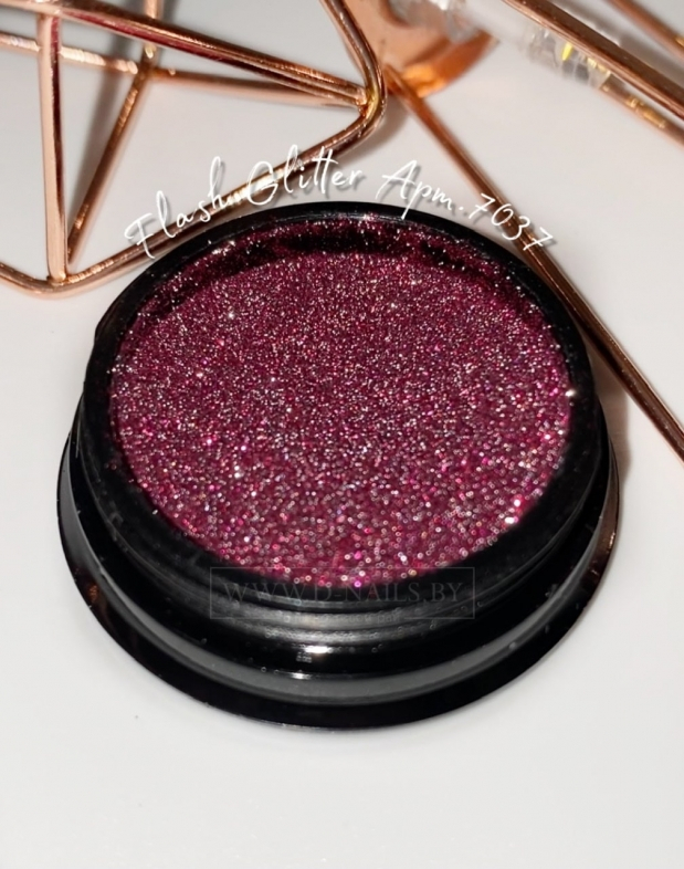 Светоотражающий Flash glitter фуксия Арт.7037