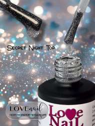 LOVE NAIL SECRET NIGHT TOP декоративный топ без липкого слоя 
