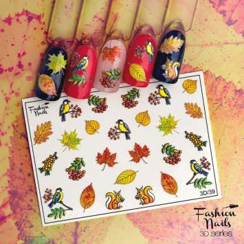 Fashion Nails Слайдер-дизайн 3D № 39