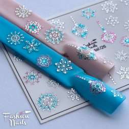 Fashion Nails Слайдер-дизайн 3D CRYSTAL № 26