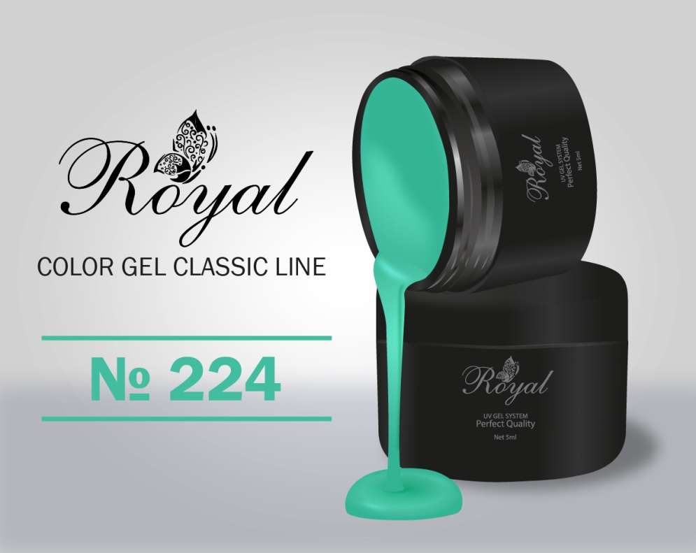 Цветной гель Royal Classic Line 5ml №224