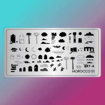 Пластина для стемпинга Morocco 01
