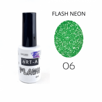 Светоотражающий гель-лак Art-A серия Flash Neon 006, 8ml     