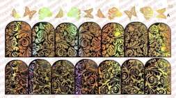 Rio Profi Слайдер с двойным фольгированнием 59 на черном фоне