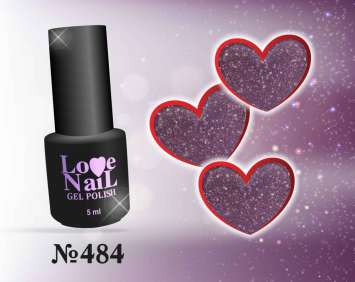 484 LOVE NAIL ГЕЛЬ ЛАК класса Premium                       
