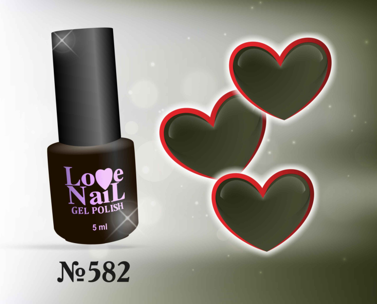 582 LOVE NAIL ГЕЛЬ ЛАК класса Premium           