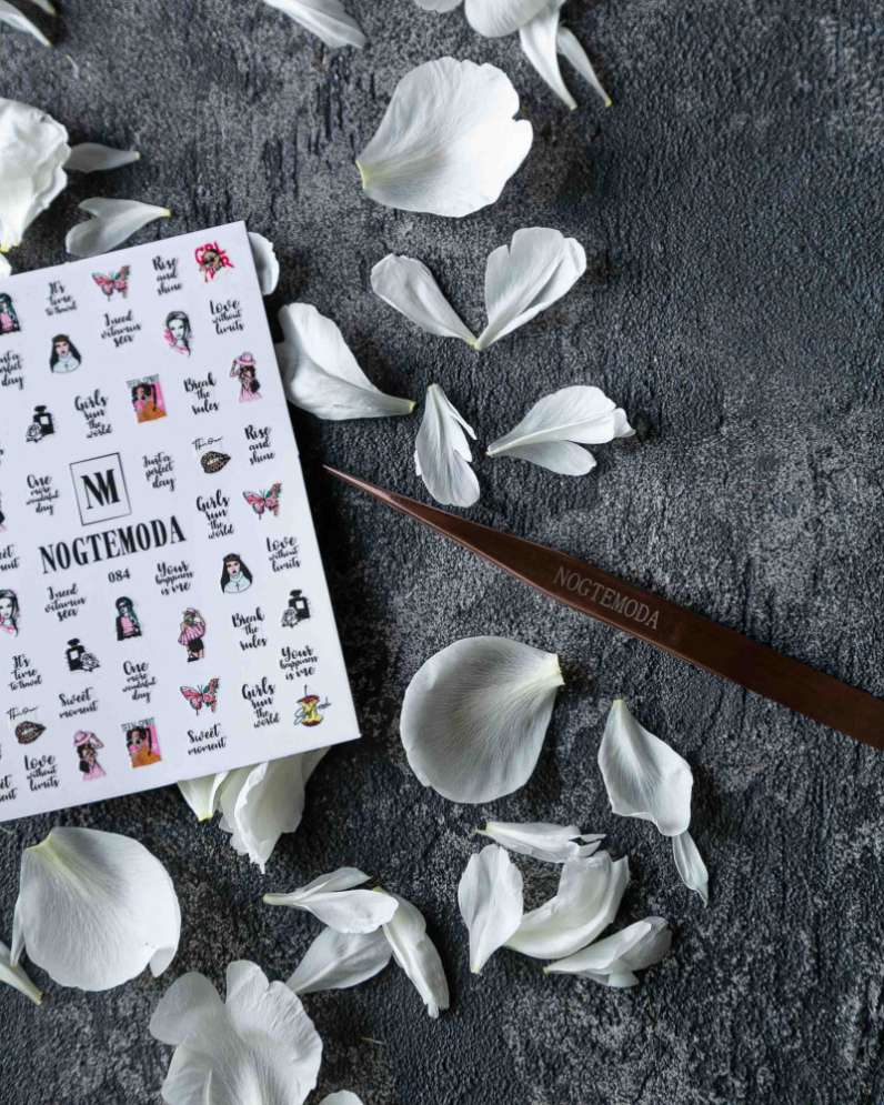 Пинцет для наклеек Nogtemoda