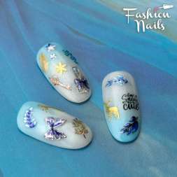 Fashion Nails Слайдер-дизайн 3D CRYSTAL № 57