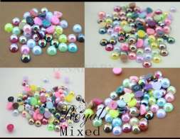 Жемчуг для дизайна MIXED AB 2mm 100 шт уп  