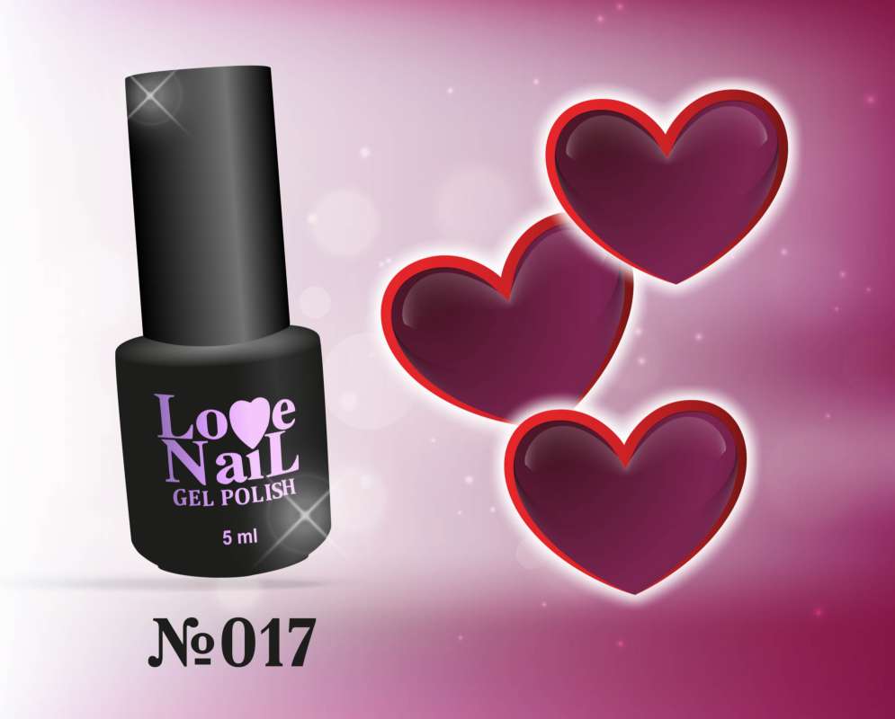 017 LOVE NAIL ГЕЛЬ ЛАК класса Premium