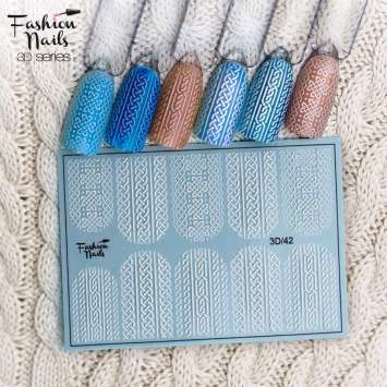 Fashion Nails Слайдер-дизайн 3D № 42