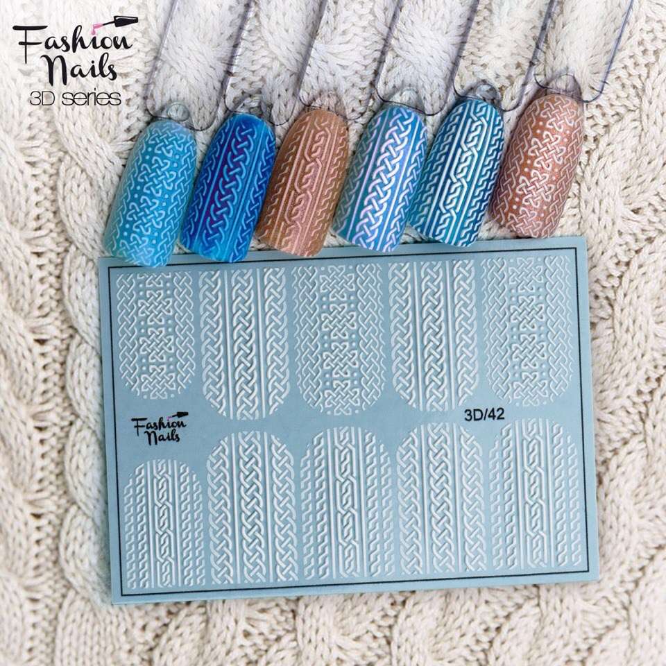 Fashion Nails Слайдер-дизайн 3D № 42