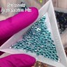 Стразы Swarovski AQUAMARINE MIX 1440 шт (микс размеры)      