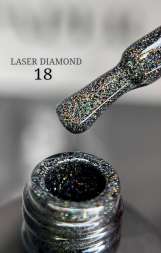 LD18 Гель-лак ROYAL Лазер Даймонд 10 ml        