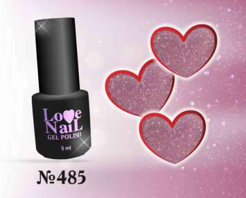 485 LOVE NAIL ГЕЛЬ ЛАК класса Premium                        