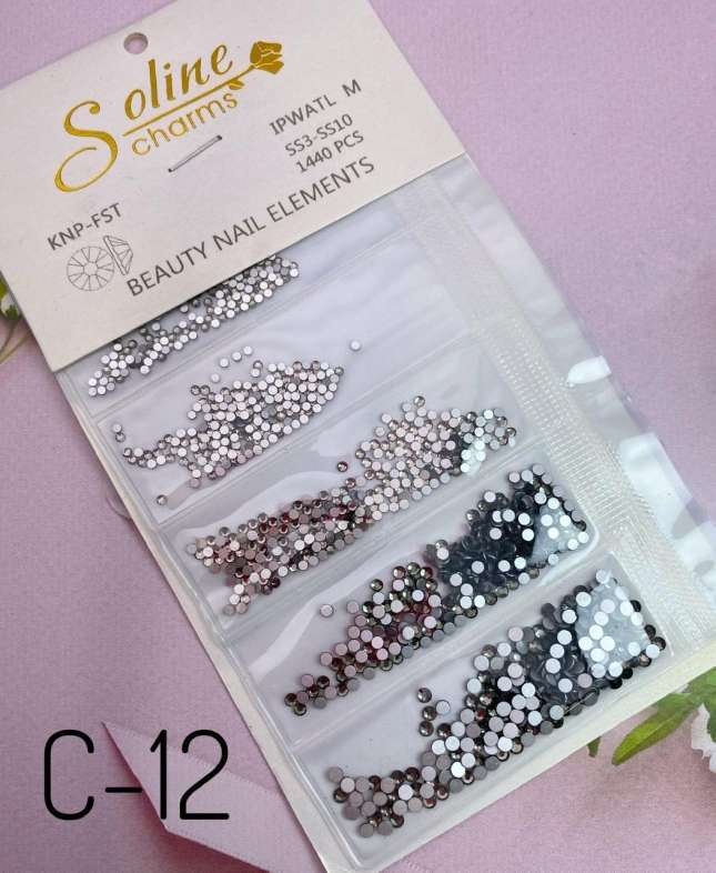Стразы "Soline Charms" C-12 1440 шт