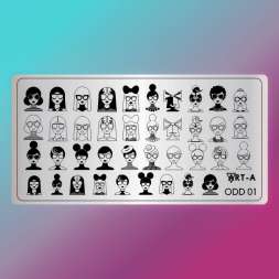 Пластина для стемпинга Odd 01