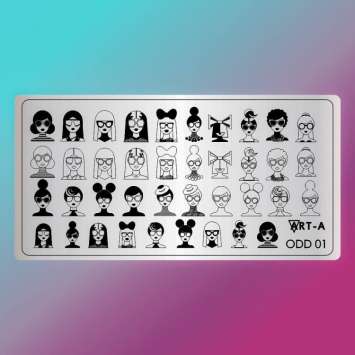 Пластина для стемпинга Odd 01