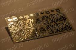 Rio Profi Слайдер Фольгированный Серебро №124