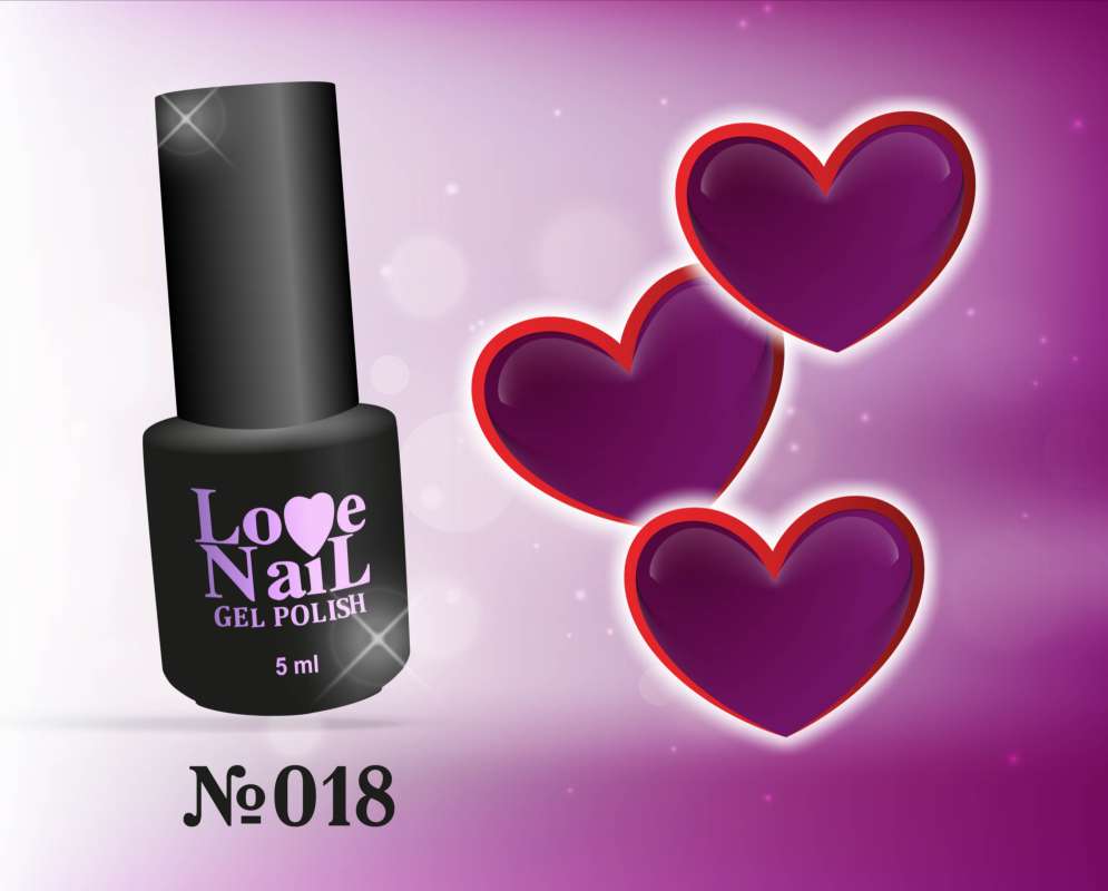 018 LOVE NAIL ГЕЛЬ ЛАК класса Premium
