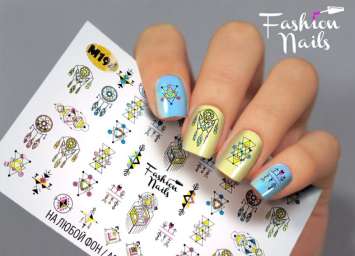 Fashion Nails Слайдер-дизайн METALLIC № 194