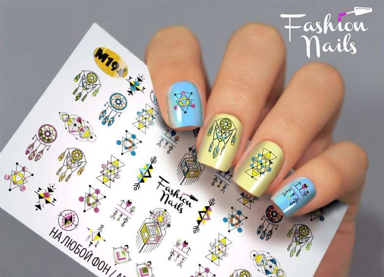 Fashion Nails Слайдер-дизайн METALLIC № 194