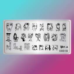 Пластина для стемпинга Odd 02