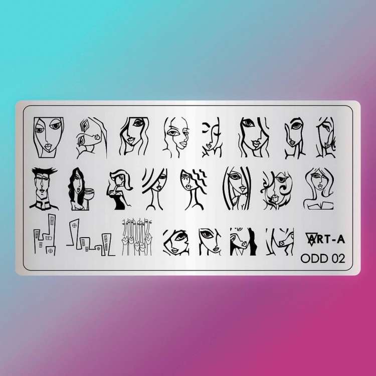 Пластина для стемпинга Odd 02