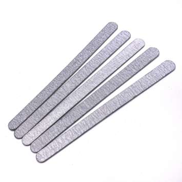 1587 Пилка капля серая тонкая 180/240 грит 16,5 см, набор 5 шт