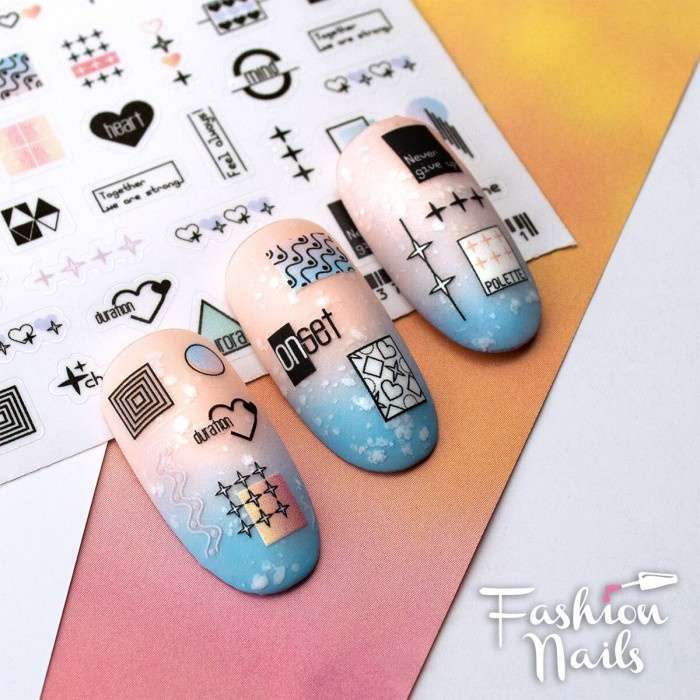 Fashion Nails Nail sticker № 17