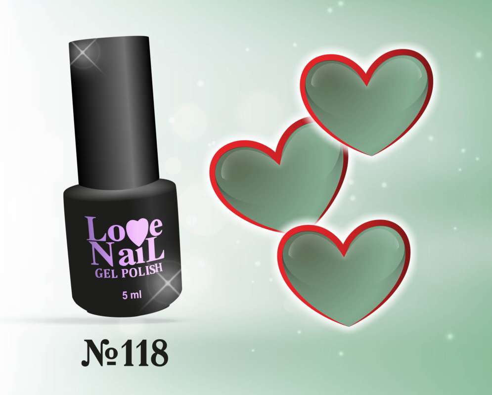 118 LOVE NAIL ГЕЛЬ ЛАК класса Premium 