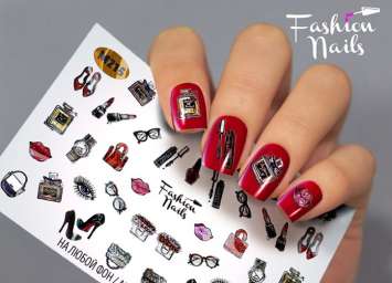 Fashion Nails Слайдер-дизайн METALLIC № 215