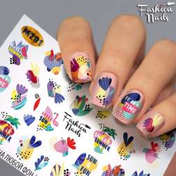 Fashion Nails Слайдер-дизайн METALLIC № 281