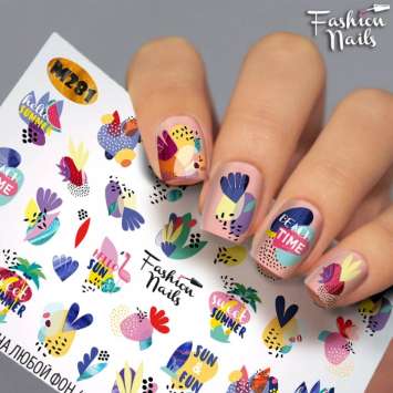 Fashion Nails Слайдер-дизайн METALLIC № 281