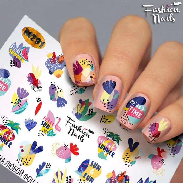 Fashion Nails Слайдер-дизайн METALLIC № 281