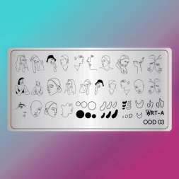 Пластина для стемпинга Odd 03