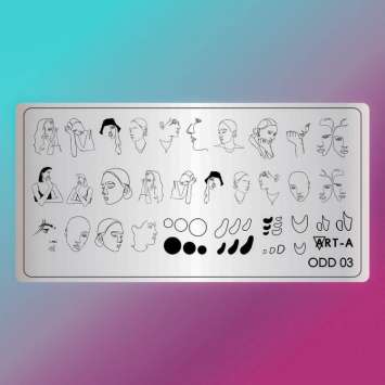 Пластина для стемпинга Odd 03