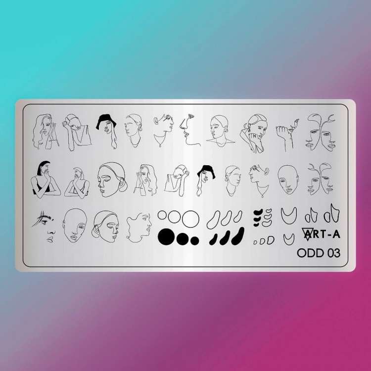 Пластина для стемпинга Odd 03