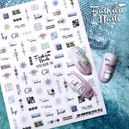 Fashion Nails Nail sticker № 18