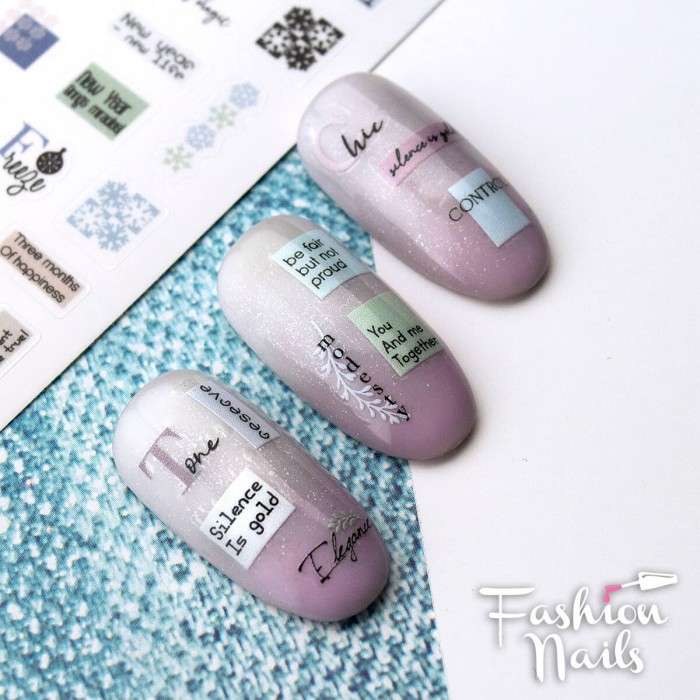 Fashion Nails Nail sticker № 18