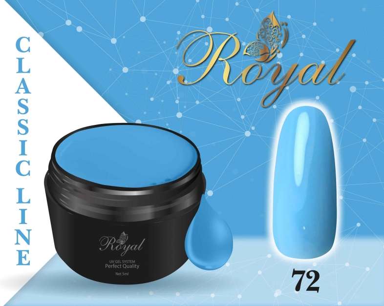 Гель-краска Royal Classic Line 5 ml №72