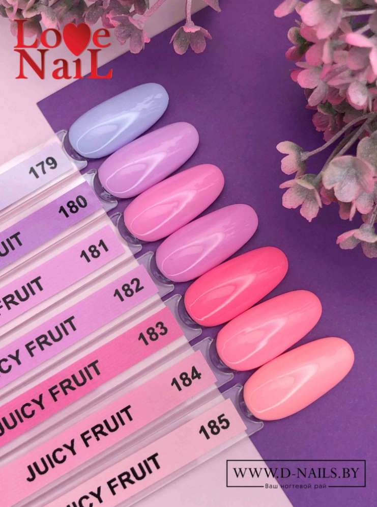 .Палитра гель-лаков LOVE NAIL 