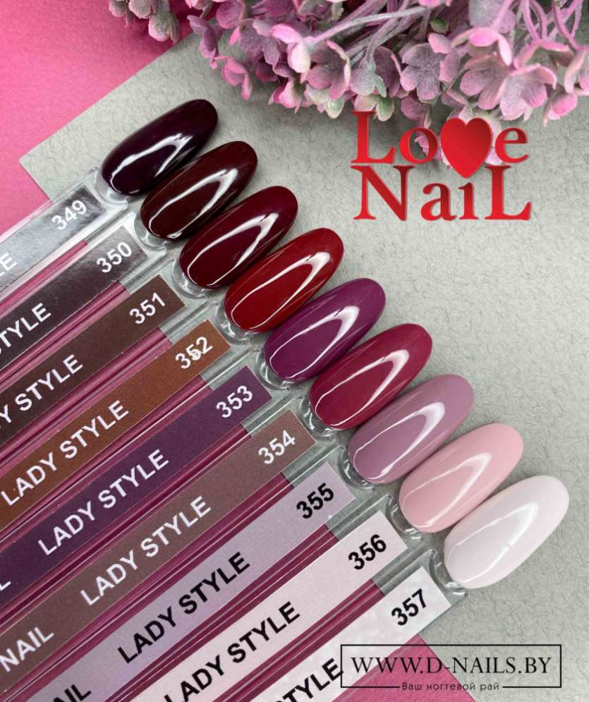 .Палитра гель-лаков LOVE NAIL 