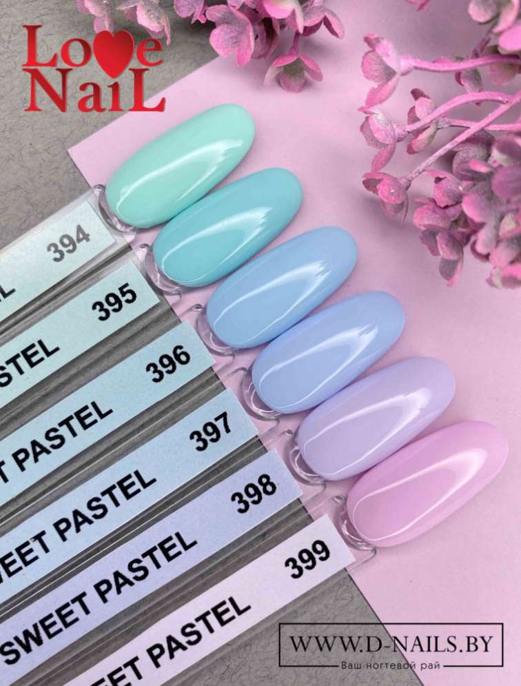 .Палитра гель-лаков LOVE NAIL 