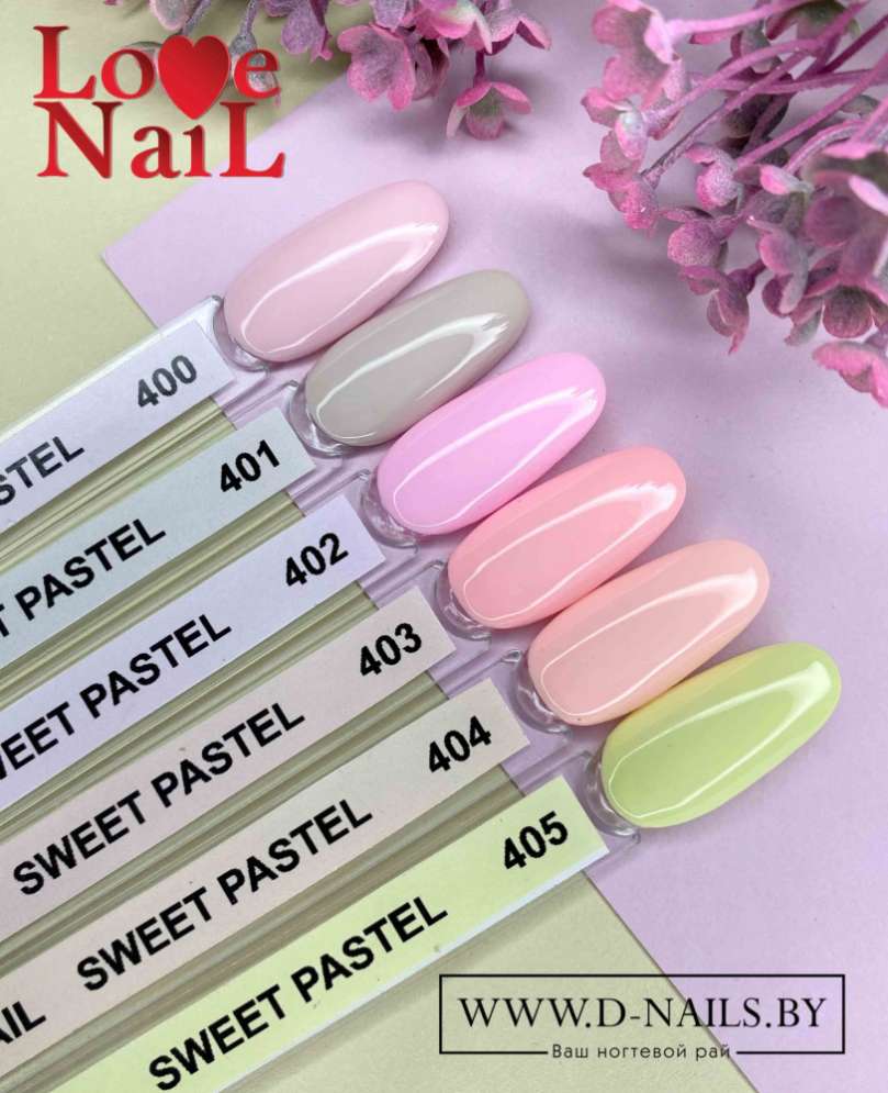.Палитра гель-лаков LOVE NAIL 