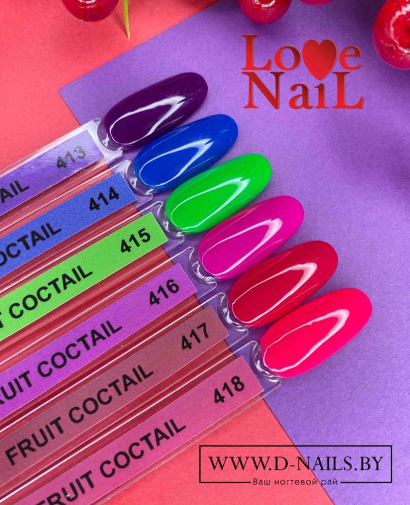 .Палитра гель-лаков LOVE NAIL 