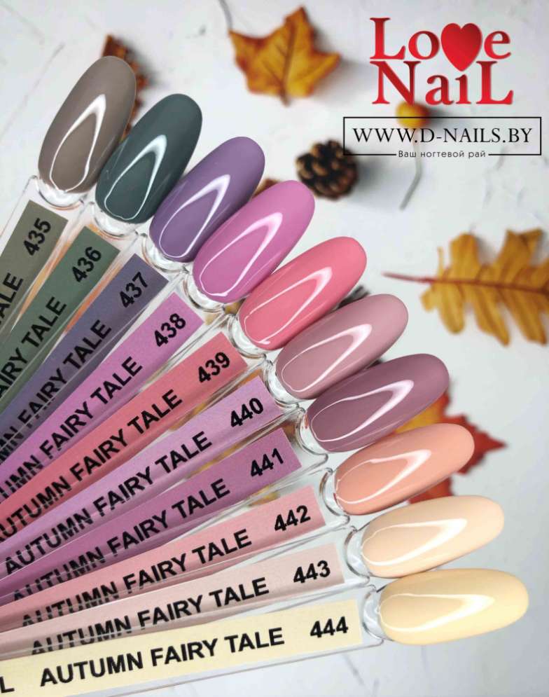 .Палитра гель-лаков LOVE NAIL 
