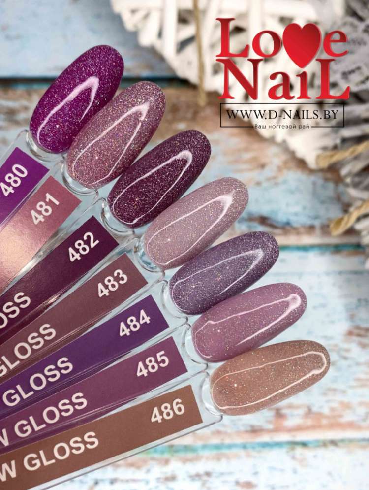 .Палитра гель-лаков LOVE NAIL 