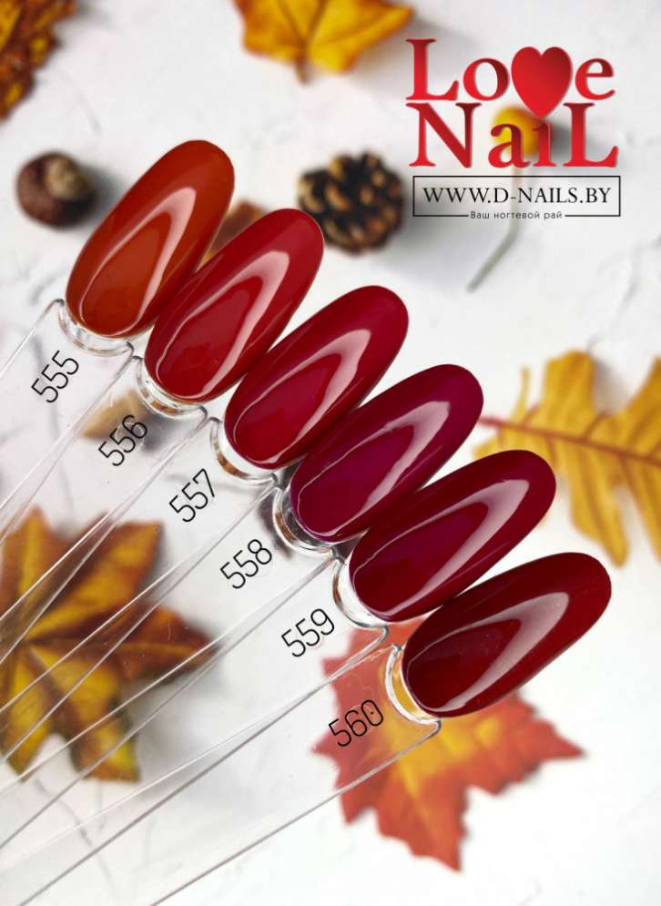 .Палитра гель-лаков LOVE NAIL 