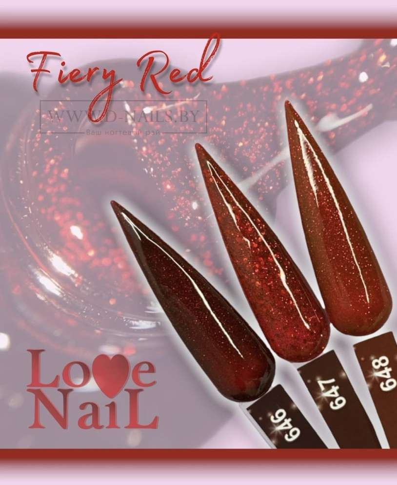 .Палитра гель-лаков LOVE NAIL 